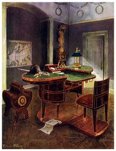 Bureau de campagne de Napoléon Ier, Château de la Malmaison, France, 1911-1912
