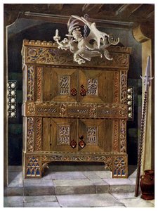 Armoire gothique tardive, 1910