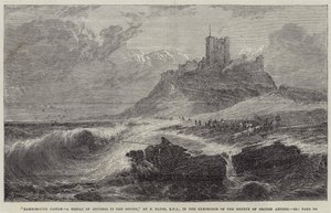 Château de Bamborough, un Signal de Détresse au Large - Edwin Hayes