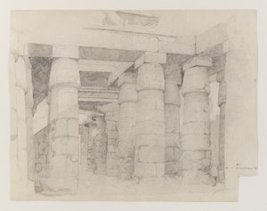 Temple de Khonsou à Karnak, 1887 - Edwin Howland Blashfield