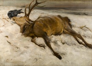 Un Cerf Turlum - Edwin John Alexander
