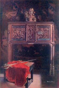 Dressoir en chêne sculpté--Louis XII - Edwin John Foley