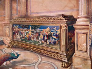 Coffre de mariage ou Cassone. Italien - Edwin John Foley