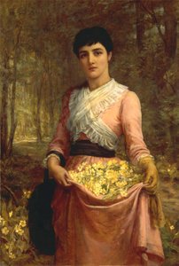 Les filles de notre empire. Angleterre : La primevère - Edwin Long