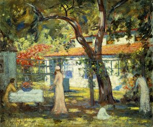Dans le jardin - Edwin Murray Mackay