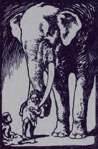 Éléphant et enfant