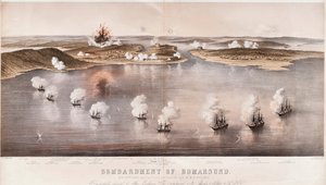 Bombardement de Bomarsund, 1854 - Edwin Thomas Dolby