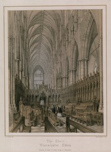 Le chœur, abbaye de Westminster, Londres - Edwin Thomas Dolby