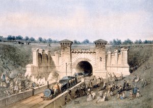 Le tunnel ferroviaire de Primrose Hill - Edwin Thomas Dolby