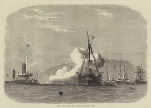 Essais de Tir contre le HMS Glatton à Portland Roads - Edwin Weedon