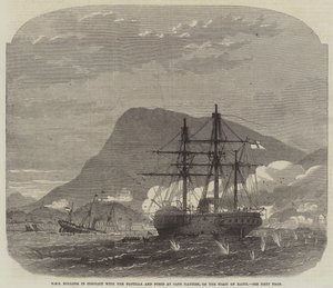 HMS Bulldog en Conflit avec la Flottille et les Forts au Cap Haïtien, sur la Côte d