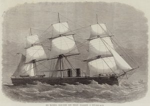 La frégate en bois et fer de Sa Majesté Inconstant, 16 canons
