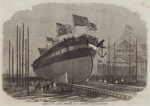 Lancement de la frégate à vapeur de Sa Majesté Resistance à Millwall - Edwin Weedon