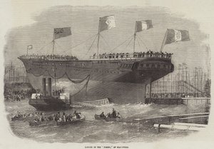 Lancement du Torino, à Blackwall