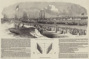 Ouverture du nouveau dock de West Hartlepool - Edwin Weedon