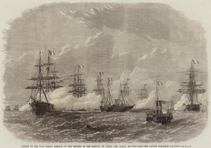 Ouverture du canal de Suez, arrivée de l