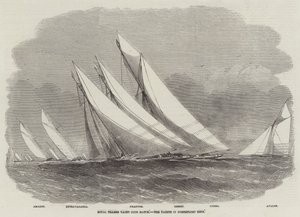 Match du Royal Thames Yacht Club, les yachts à Northfleet Hope - Edwin Weedon