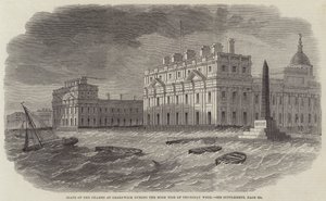 État de la Tamise à Greenwich pendant la marée haute de jeudi - Edwin Weedon