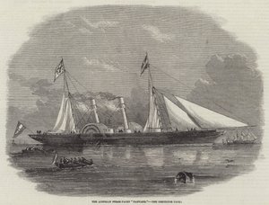 Le yacht à vapeur autrichien Fantasie