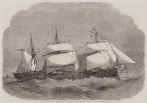 La nouvelle flotte blindée, la frégate à vapeur de Sa Majesté, 18 canons - Edwin Weedon