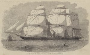 Le nouveau vapeur de la Peninsular and Oriental Navigation Company, Pera - Edwin Weedon