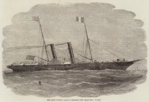 Le nouveau bateau à vapeur de la South-Western Railway Company, Havre