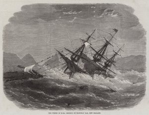 Le naufrage du HMS Orpheus sur Manukau Bar, Nouvelle-Zélande - Edwin Weedon