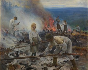 Sous le joug (Brûler les broussailles) - Eero Järnefelt