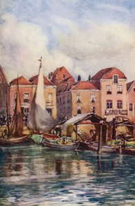 Le Rhin : Dordrecht, le marché aux poissons - Effie Jardine
