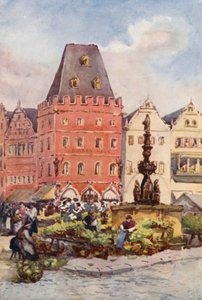 Le Rhin : La maison rouge, Trèves - Effie Jardine