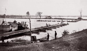 Pont de bateaux, 1861-65 - Egbert Guy Fowx