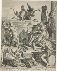 Allégorie avec Justice, Paix et Charité