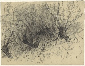 Quelques saules têtards - Egbert Rubertus Derk Schaap