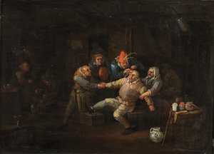 La visite du chirurgien, c.1676-1744 - Egbert van (c.1676 1744) Heemskerck