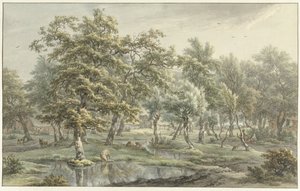 Paysage à Eext (province de Drenthe)