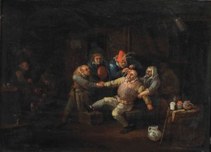 La visite du chirurgien - Egbert van II The Younger Heemskerk