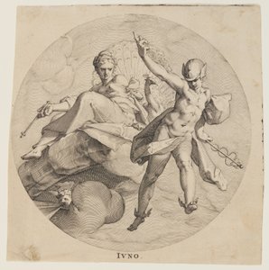 Junon, tirée des Trois Déesses - Egbert van Panderen