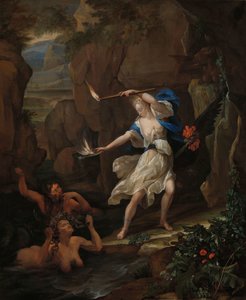 Circé punit Glaucus en transformant Scylla en monstre