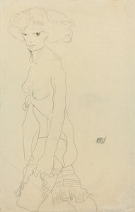 Nu féminin, 1911 - Egon Schiele