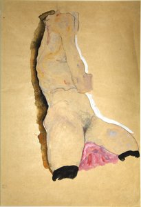Torso féminin, 1911 - Egon Schiele