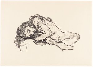 Fille - Egon Schiele