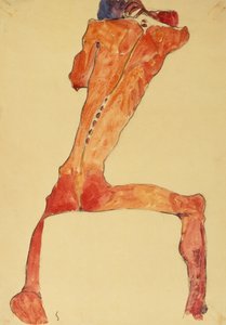 Mannerruckenhaut - Egon Schiele