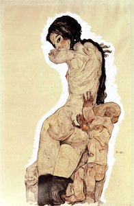 Mère et enfant - Egon Schiele
