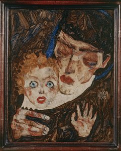 Mutter und Kind II, Mère et enfant. II ... - Egon Schiele