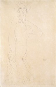 Jeune fille nue, 1912 - Egon Schiele