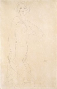 Jeune fille nue, 1912 - Egon Schiele