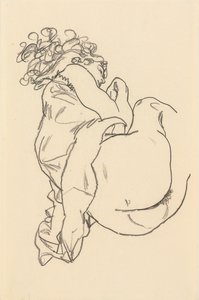 Nu couché - Egon Schiele