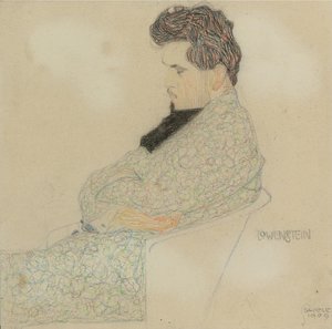 Portrait du compositeur Arthur Löwenstein, 1909 - Egon Schiele