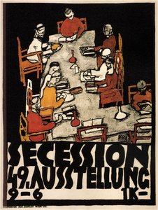 Affiche pour la 49e exposition de la Sécession de Vienne, 1918