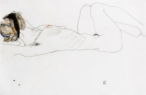 Femme nue allongée, 1912
